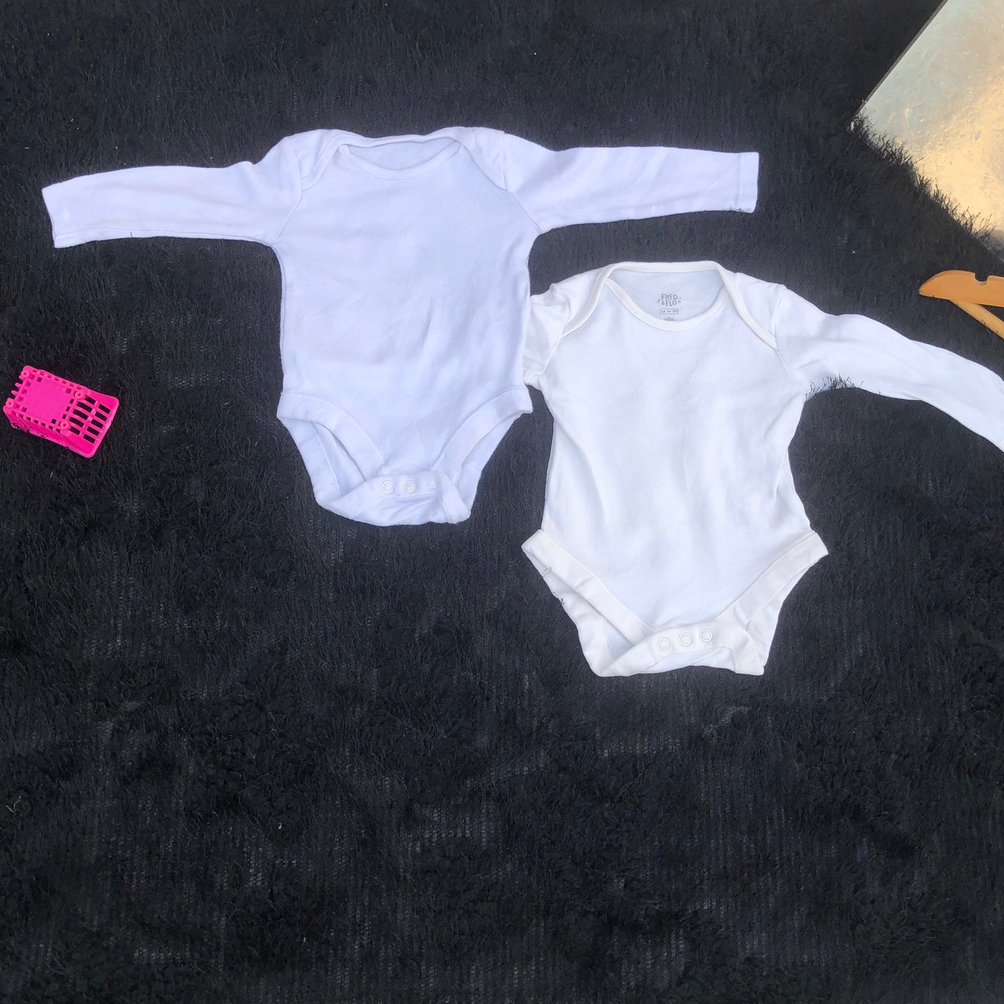 White Bodysuits for 0-3 months old