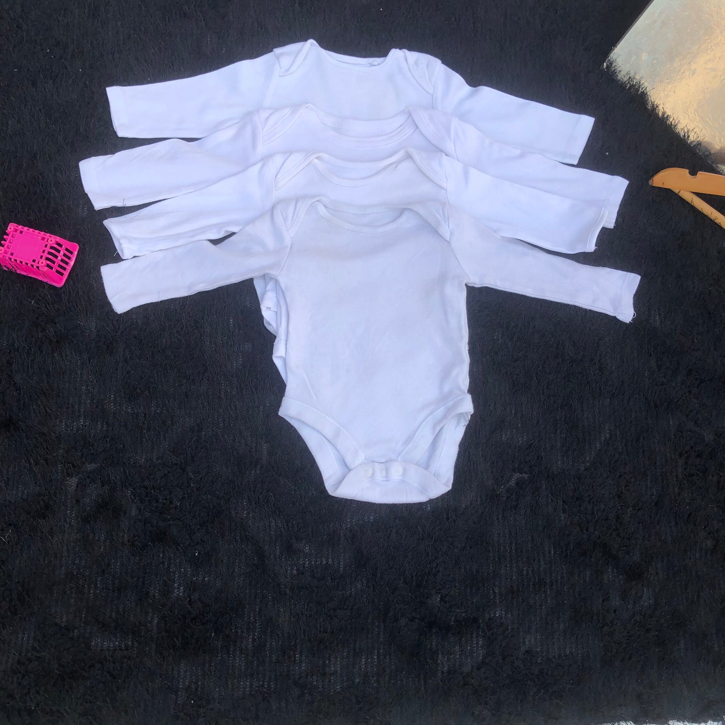 White Bodysuits for 0-3 months old
