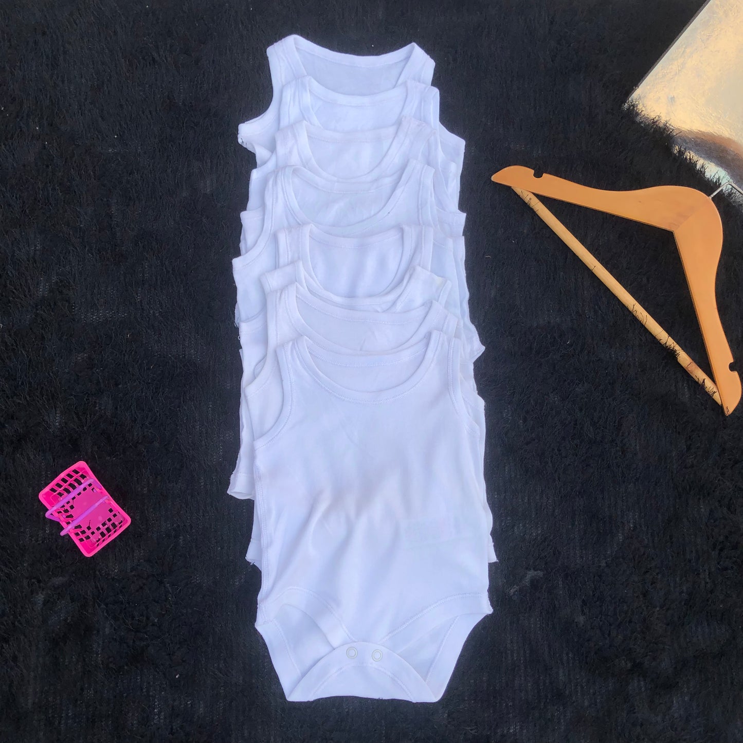 White Bodysuits for 0-3 months old