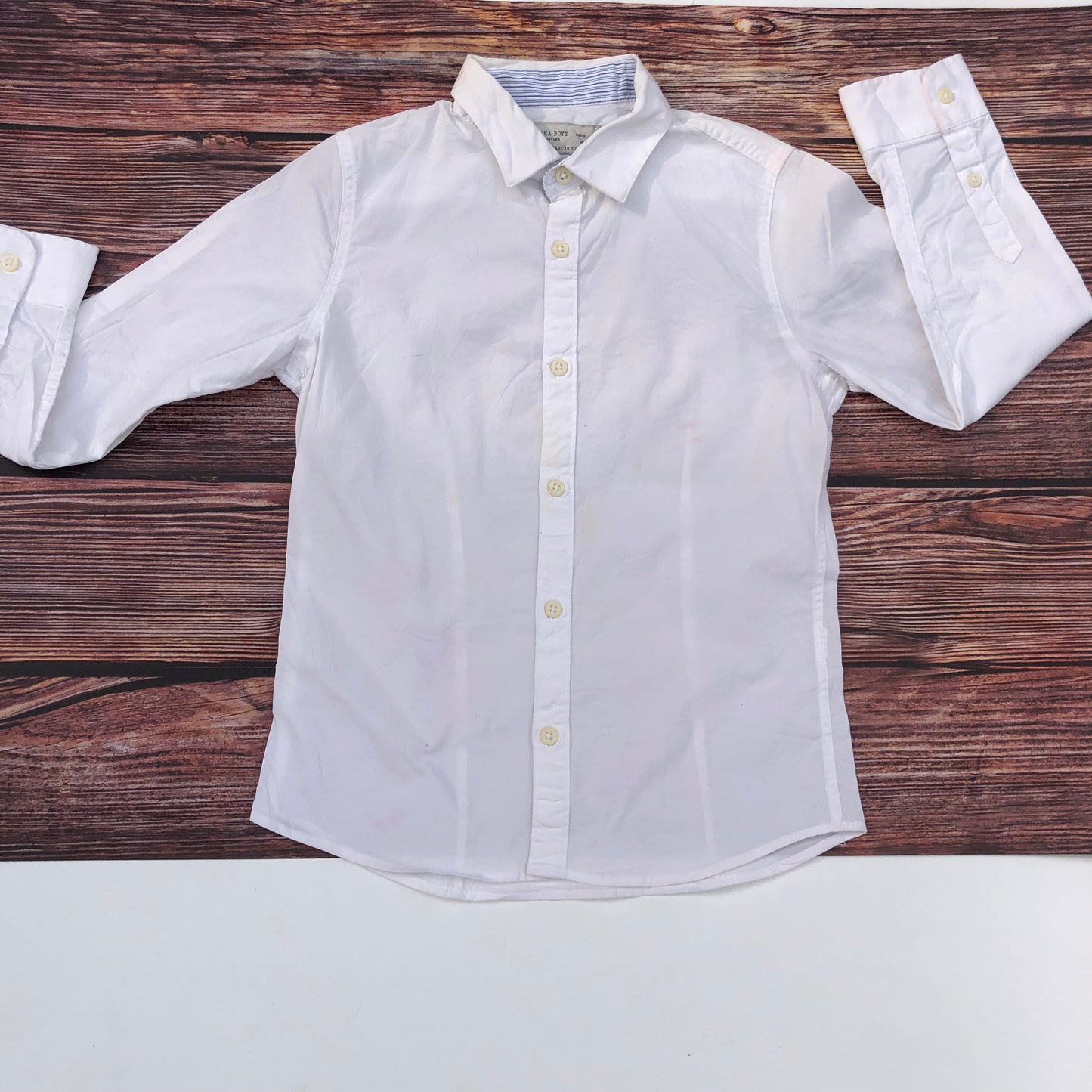 White Shirt For 6-7 Years Old By Zara