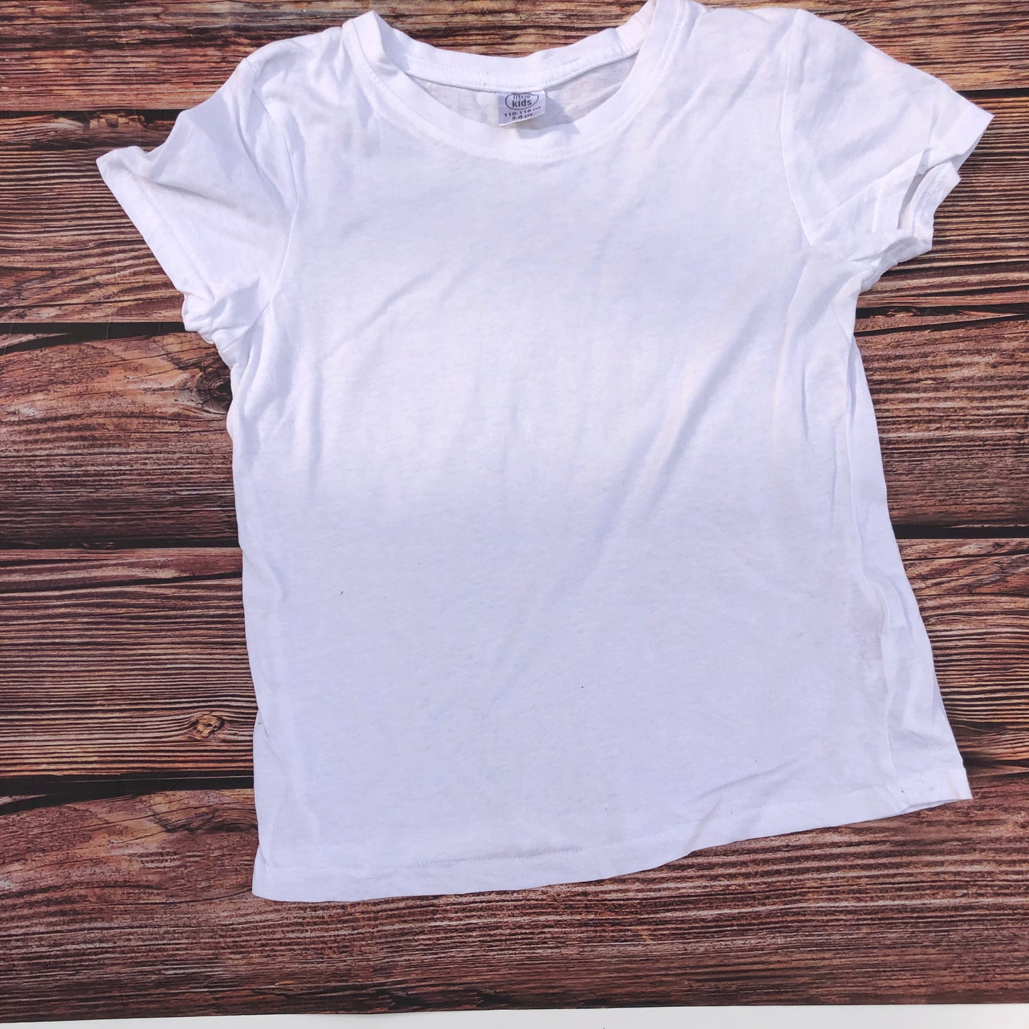 White Tees For 5-6 Years Old