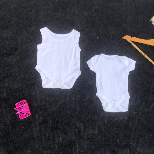 White Bodysuits for Preemie