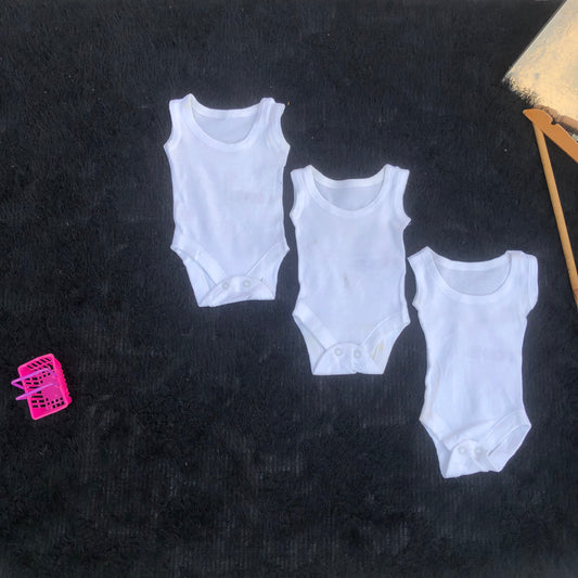 White Bodysuits Bundle for Preemie By M&S