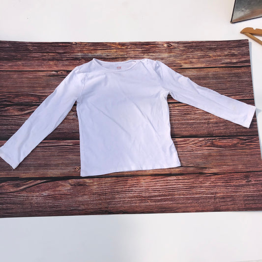 White Tees For 4-5 Years Old