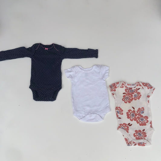 Bodysuits Bundle For 0-1 Month Old