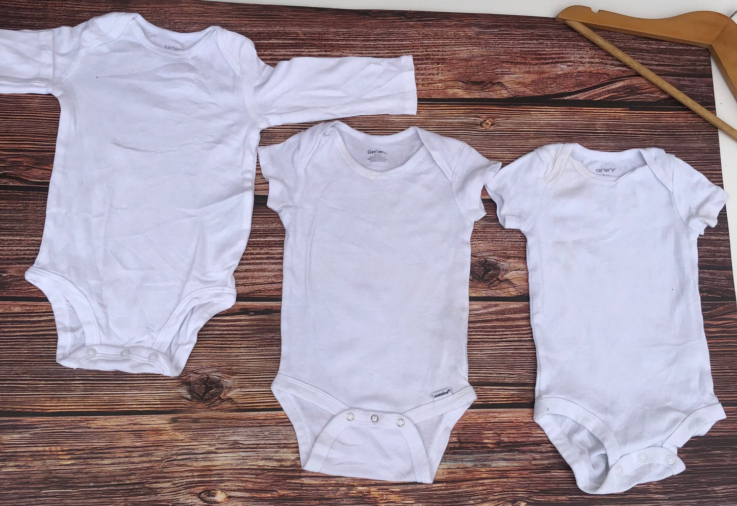 White Bodysuits Bundle For 6  Months Old