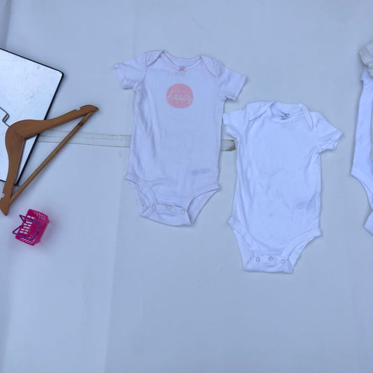White Vests For 9 and 12 months by carters