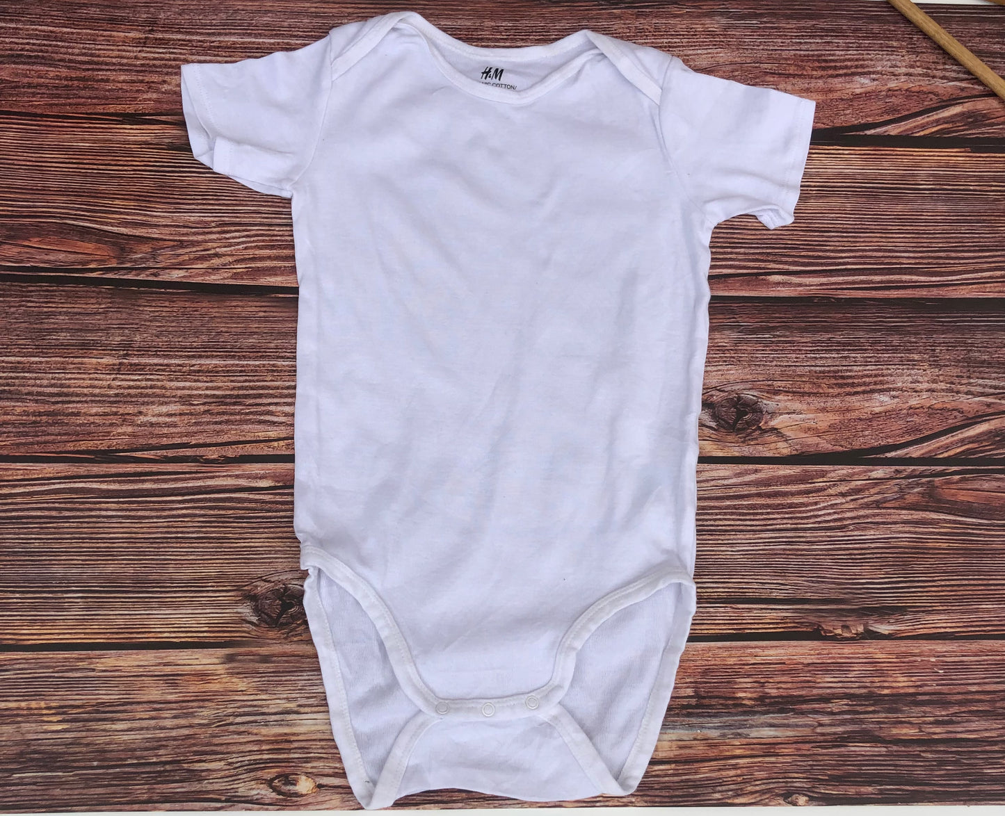 White Bodysuits By H&M