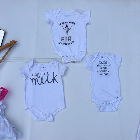12 Months Old Set of White vest