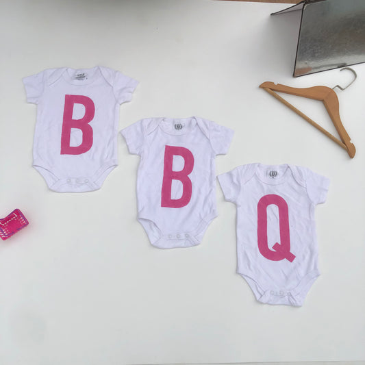 New BBQ Bodysuits For 0-3 Months Old