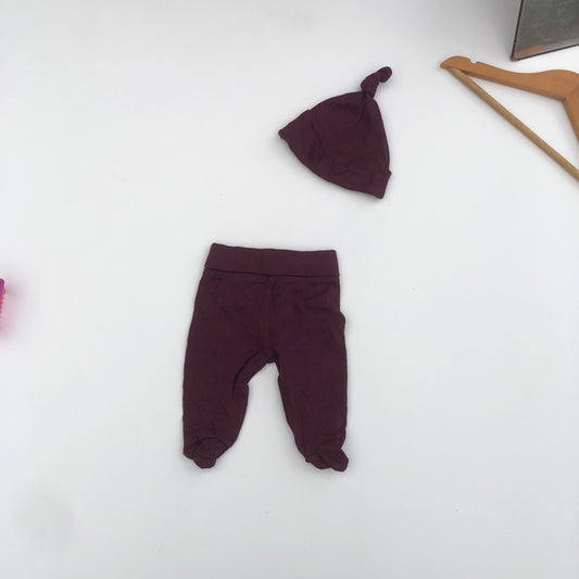 New Trousers With Feet For 0-1 Month Old By George