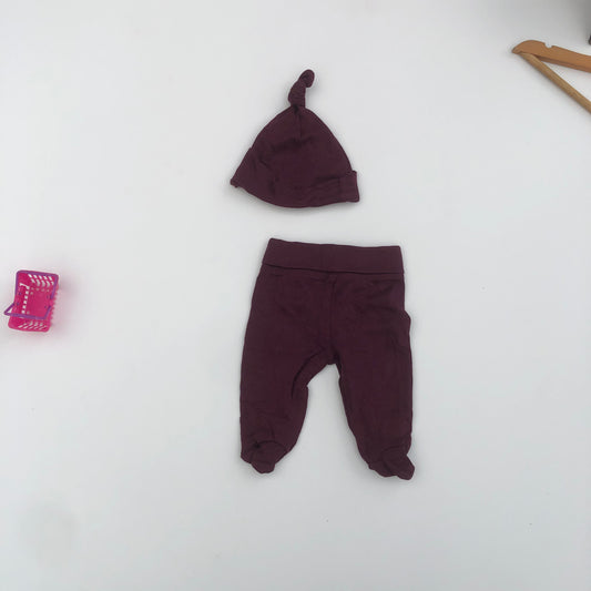 New Trousers With Feet For 0-1 Month Old By George