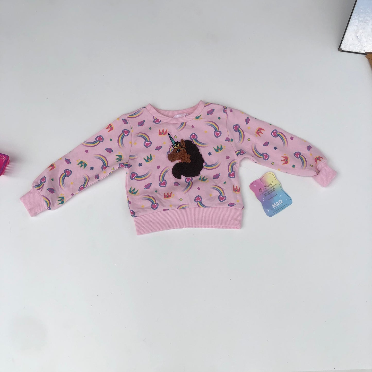New Afro Unicorn Sweat Shirt for 18 Months Old