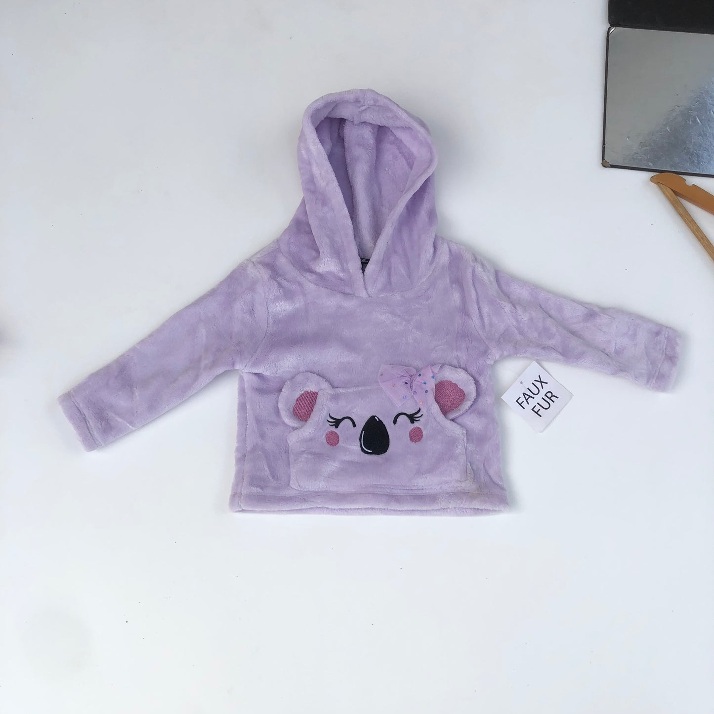 New Furry Hoodie For 12-18 Months Old