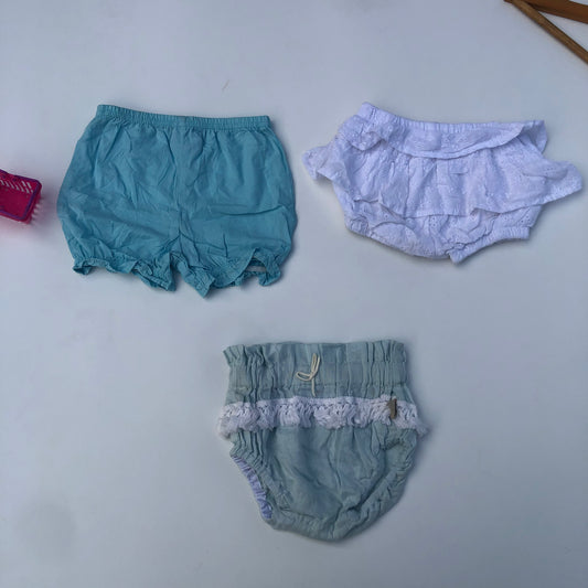 Baby Girl Shorts  For 3-6 Months Old