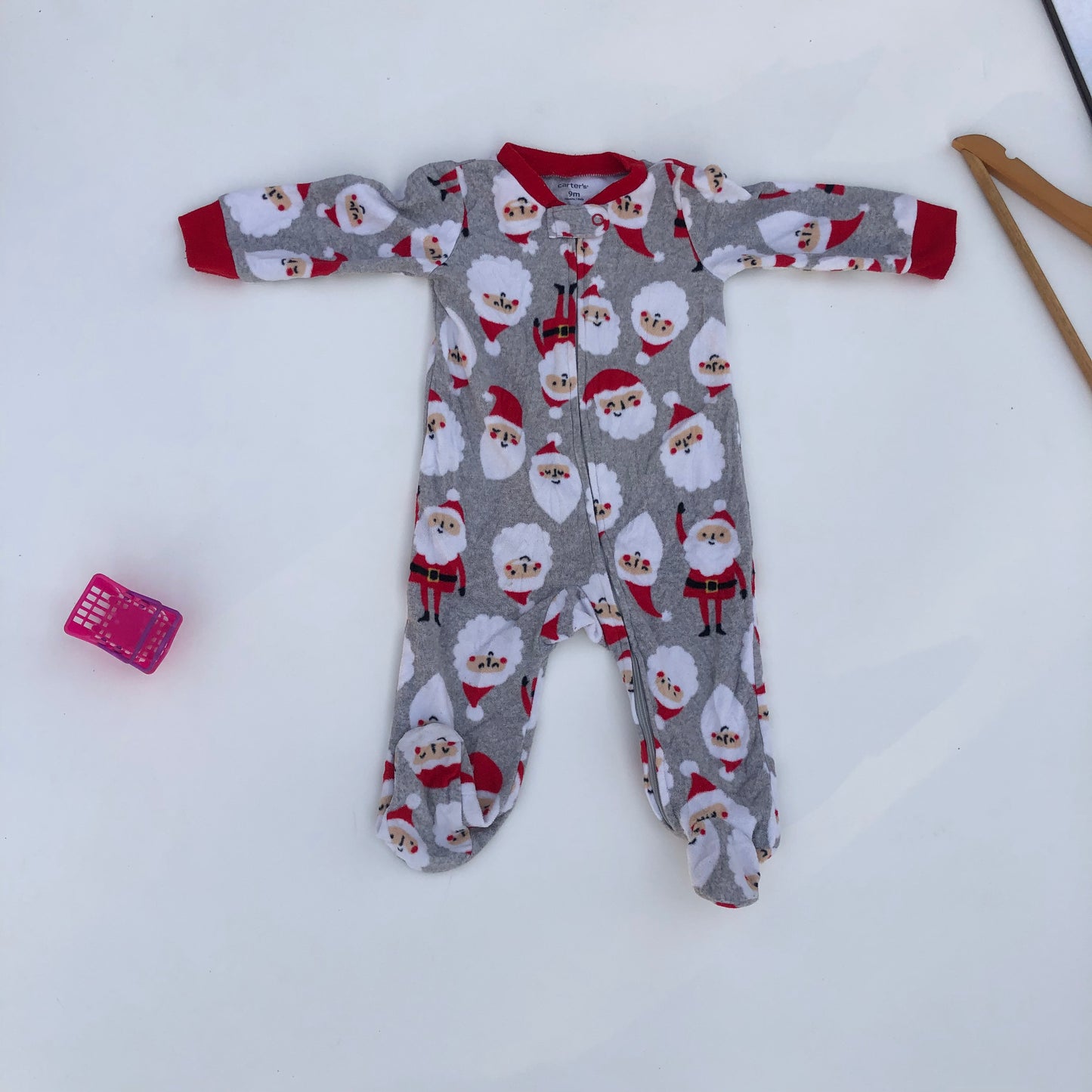 Christmas Theme Sleepsuit For 9 Months