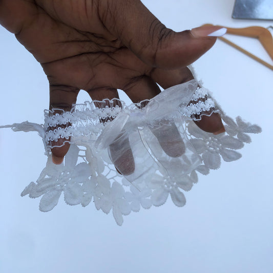 Lacey Hair Ruffle for 3-6 months old