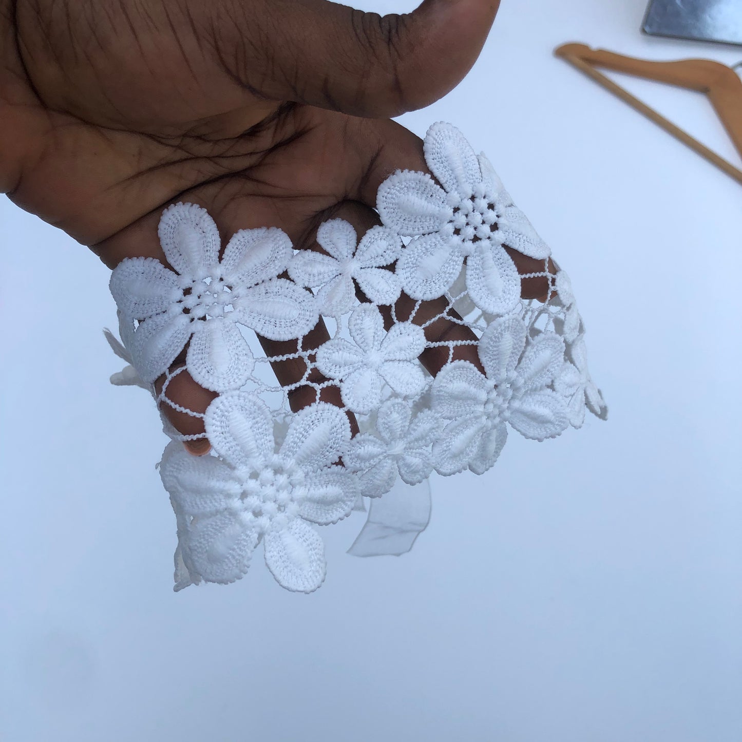 Lacey Hair Ruffle for 3-6 months old