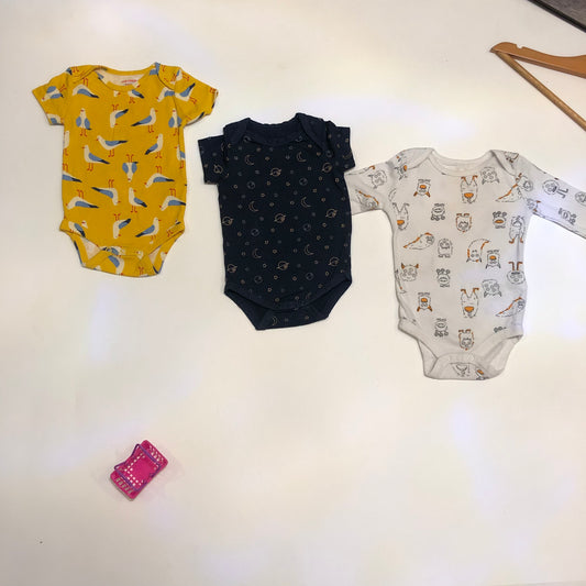 Bodysuits Set For  3-6 Months Old