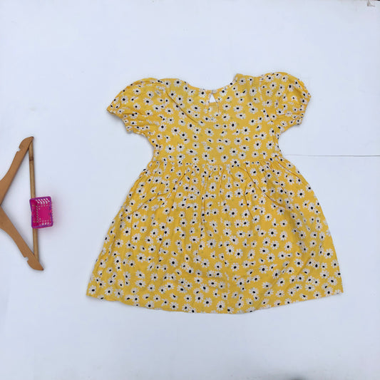 5-6 years old Yellow Gown