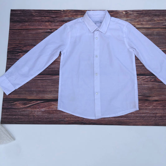 White Shirt For 5-6 Years Old