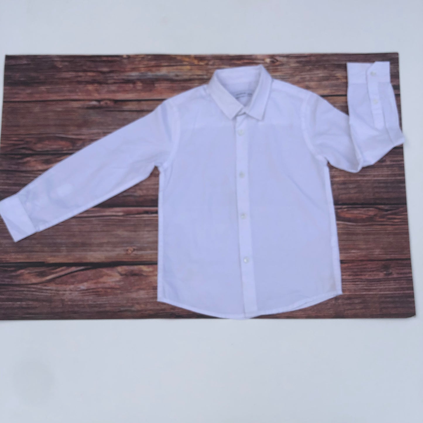 White Shirt For 5-6 Years Old
