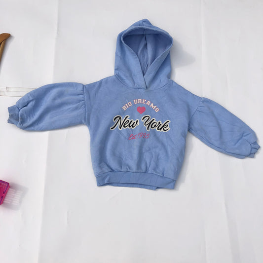 18-24 Months Blue Old Hoods