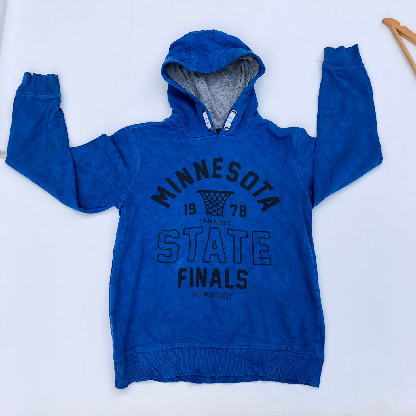 12-13 Years Old Blue Hoods By George