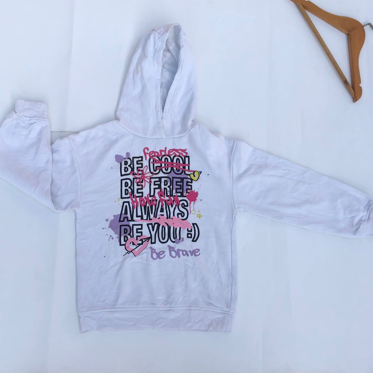 8-9 Years Old White Hoods By Primark