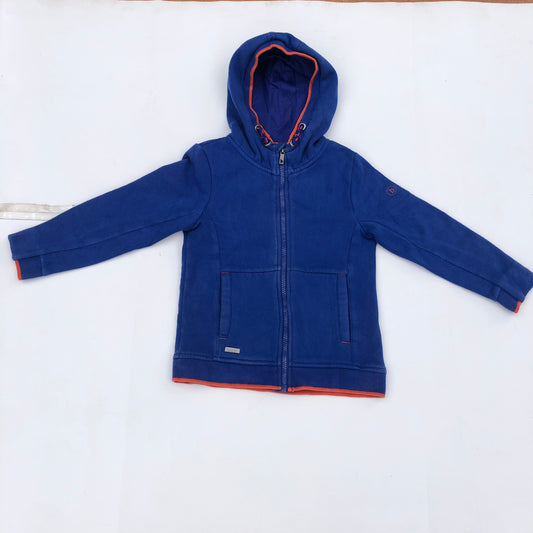 5-6 old blue hoods by Ted Baker