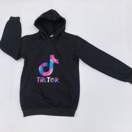 7-8 Years old Black Tik Tok hoods