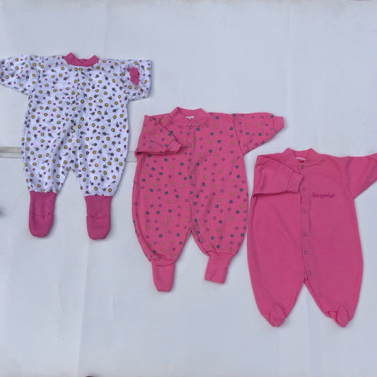 Baby girl bundle of Sleepsuits110 For 0-3 months old