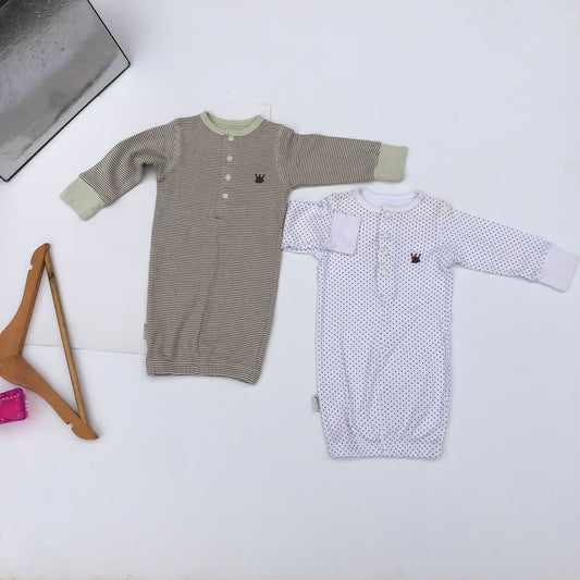 sleepsuits by Kushies for 1-3 months old