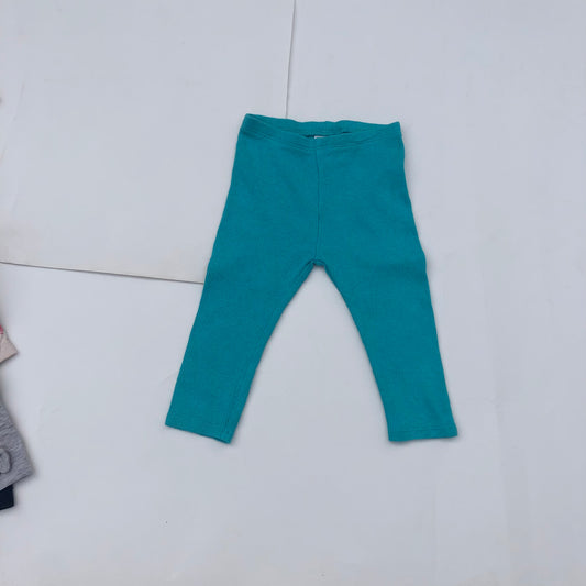 6-9 months old green leggings by Next