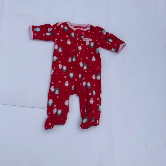 Christmas Sleepsuits317 For 0-3 Months Old By Carter's