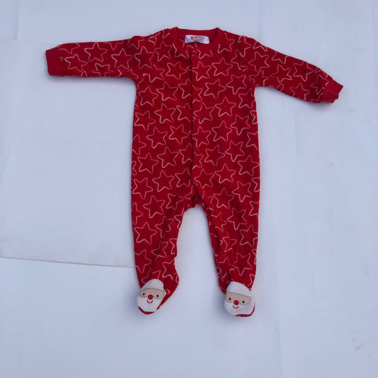 Christmas Sleepsuits313 For 3-6 Months Old By Monkey Bars