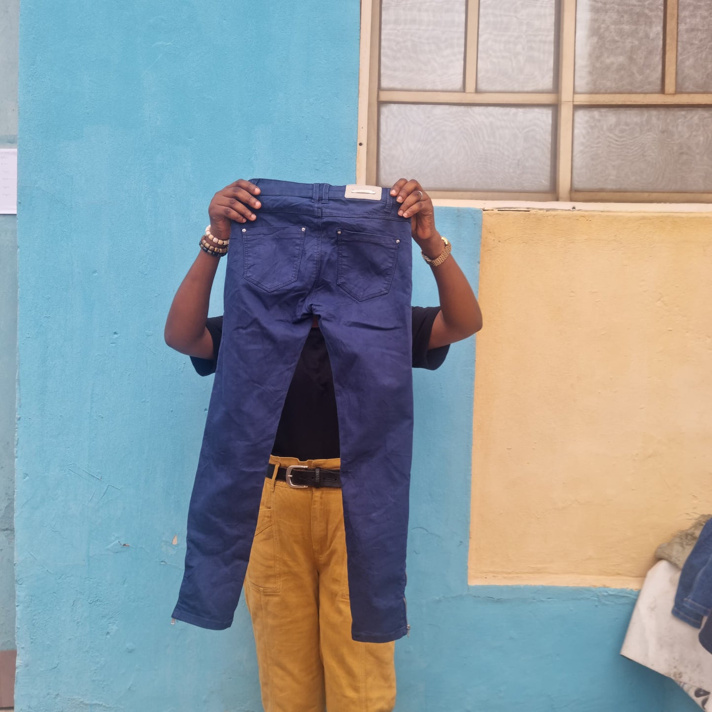 Waist_34_10-11_years_old_denim_trousers_by_Stradivarius